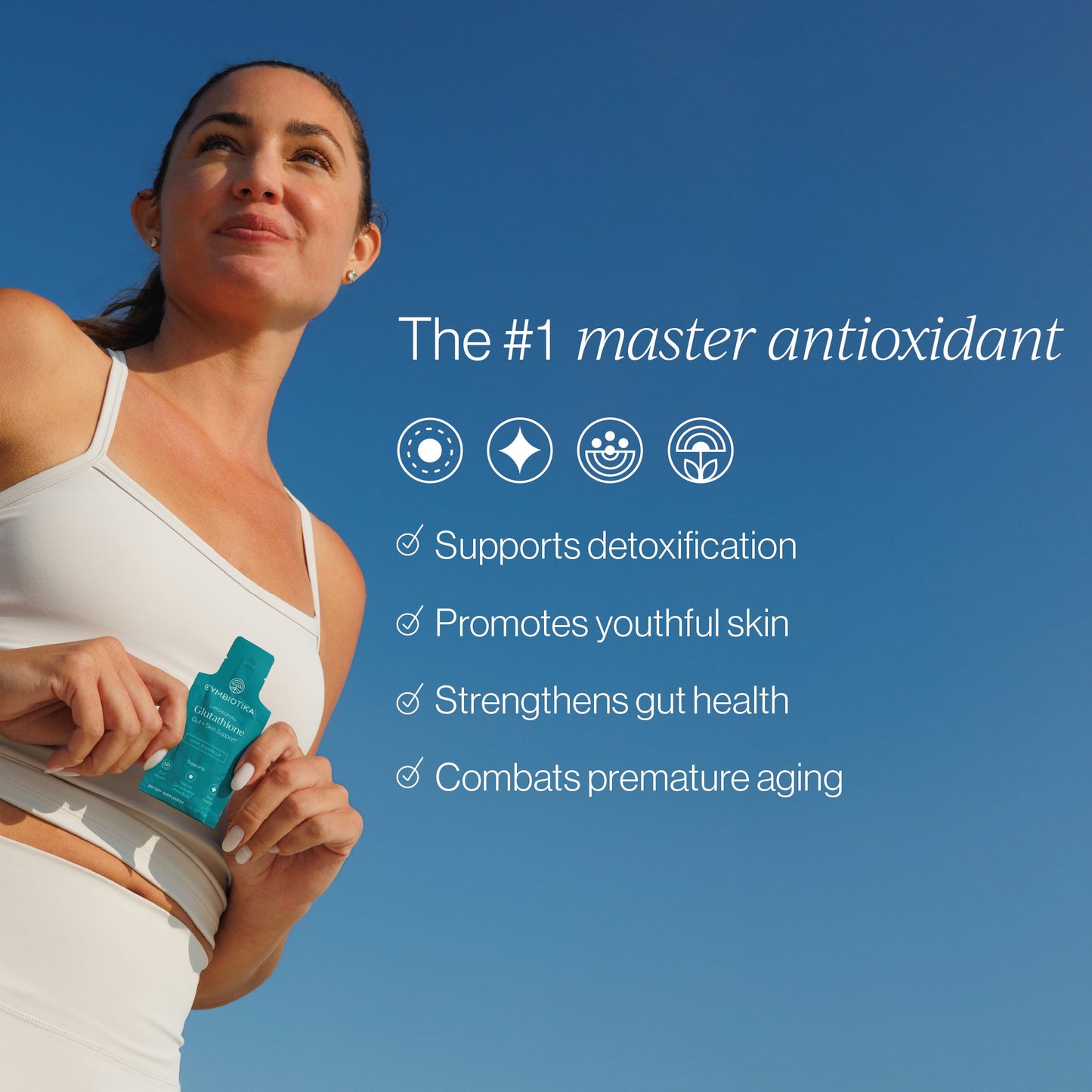 CYMBIOTIKA Liposomal Glutathione Supplement Cellular Health Citrus Berry