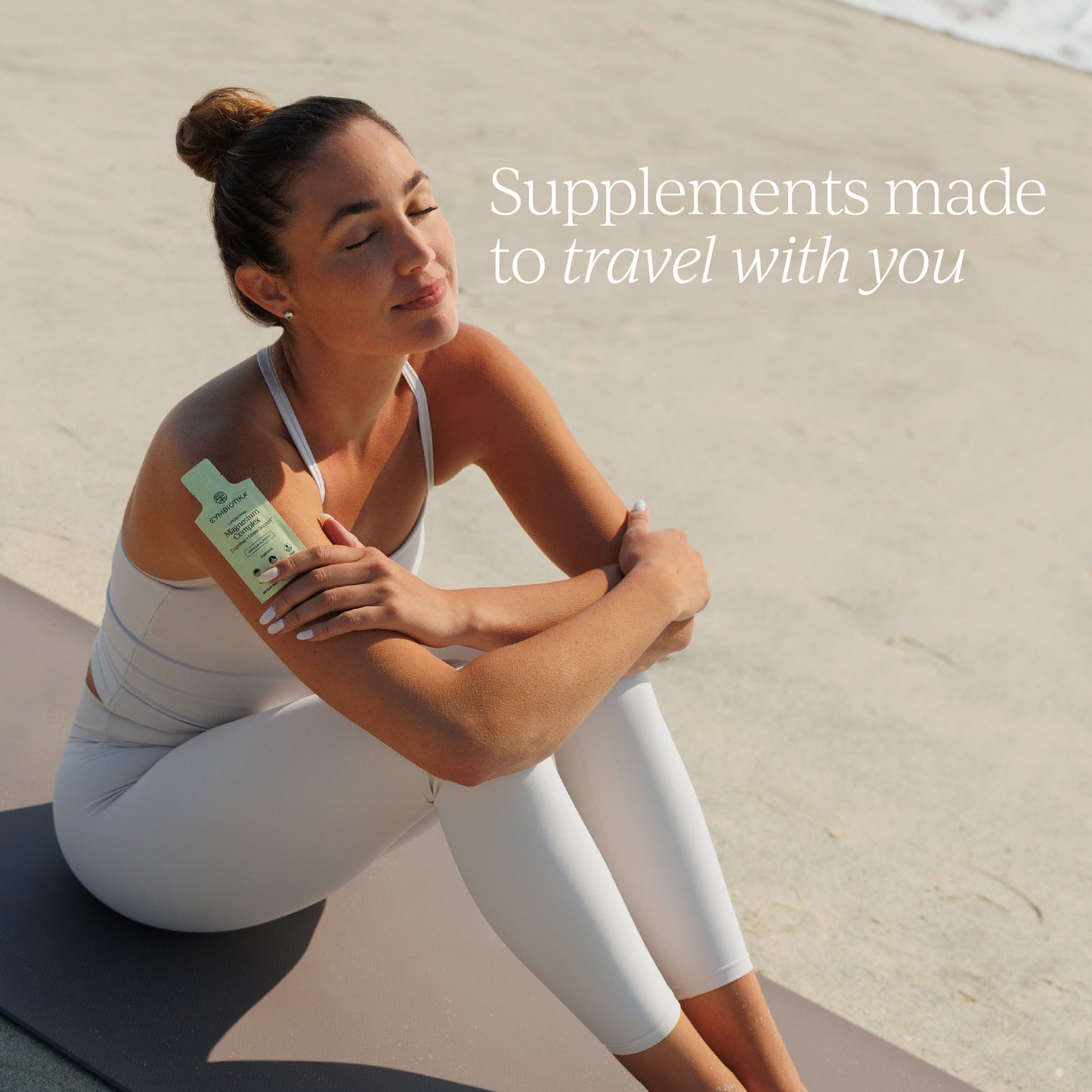 CYMBIOTIKA Magnesium Complex Supplement whole-body support Vanlla Alond