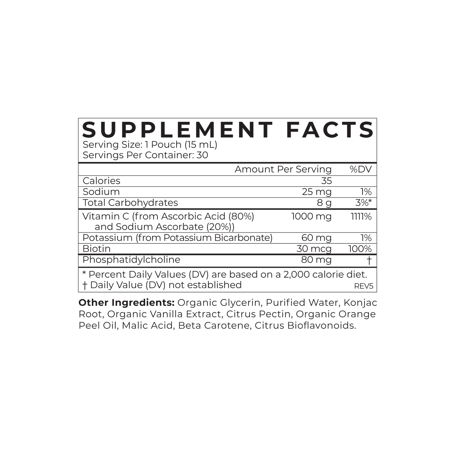 CYMBIOTIKA Vitamin C Supplement Liposomal Delivery Citrus Vanilla Flavor