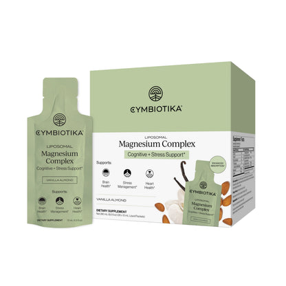 CYMBIOTIKA Magnesium Complex Supplement whole-body support Vanlla Alond